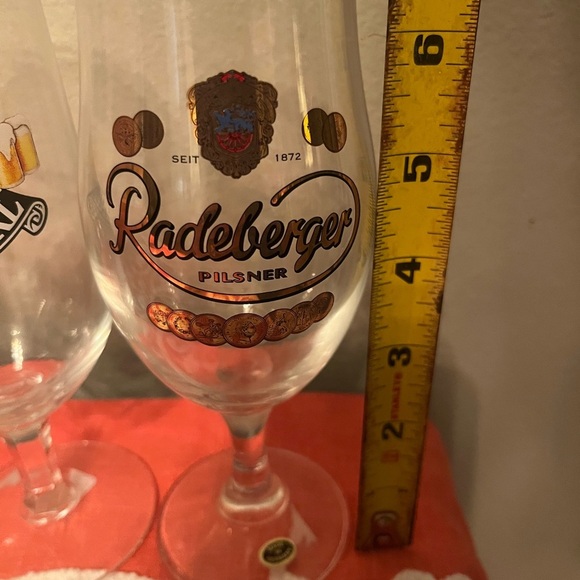 Vintage German beer glasses set of 4 - Picture 9 of 11